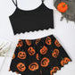 Halloween Spooky Crop PJs Set